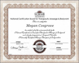NCBTMB certificate example