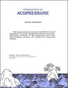 Introduction to Acupressure Booklet cover